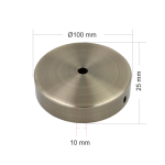 Baldachin Standard | Ø 100 mm | Höhe 25 mm | Antik Messing