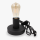 Tischleuchte Lampe Ø12cm - Fassung E27 max. 40W, Textilkabel mit Kabelschalter An/Aus | Schwarz