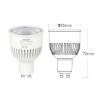 Mi-Light SMART LED Leuchtmittel GU10 6W 550lm 30° Dimm | RGB+CCT