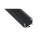 LED Aluminiumprofil Type H (1,69 x 1,66)- Eckprofile 30°/60° - für Strips bis 12 mm | schwarz lackiert 2020 mm
