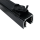 Kombination Deckenclip für 24 mm Rasterdecke und EUTRAC Stromschienenklammer | schwarz