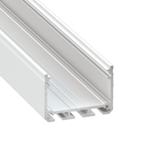 LED Aluminiumprofil Type iledo |  silber eloxiert 1000 mm