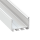LED Aluminiumprofil Type iledo |  silber eloxiert 1000 mm