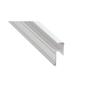 LED Aluminiumprofil Type IPA12 (4,41 x 2,04) - Trockenbauprofil - für Strips bis 12 mm | Weiss lackiert | 2020 mm