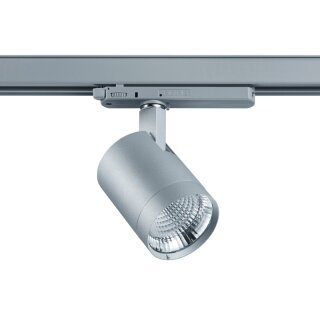 Stromschienenstrahler CUP-GA LED Premium Philips Fortimo GEN.7 24 Watt 927 2700K CRI90+ silber RAL 9006 16 Grad