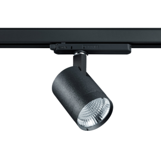 Stromschienenstrahler CUP-GA LED Premium Philips Fortimo GEN.7 24 Watt 930 3000K CRi90+ schwarz RAL 9005 16 Grad