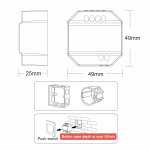 MiBoxer LED Funkdimmer (AC Triac RF+Push Dimmer) 300W | WiFi Ready | TRI-C1