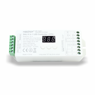 DALI Mi-Light 5-in-1 Empfänger Controller Steuerung (DT8) DALI Signal or Push Dimming 12/24V "20A" | CCT, RGB, RGBW, RGB+CCT