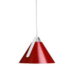 Deko-Light, Pendelleuchte, Diversity, 1x max. 40 W E27, Rot, Eingangsspannung: 220-240 V/AC, Metall, Glänzend, IP 20