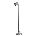 Deko-Light, Vitrinenleuchte, Herculis Big 250 mm, 1 W, 3000 K, Silber, 100 lm, Stromkonstant, Eingangsspannung: 3 V/DC, Bemessungsstrom: 350 mA, Aluminiumdruckguss, Energieeffizienzklasse: G, IP 20