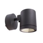 Deko-Light, Wandaufbauleuchte, Mobby II, 10 W, DIM, 3000 K, Schwarz, 810 lm, Eingangsspannung: 220-240 V/AC, Aluminiumdruckguss, Energieeffizienzklasse: G, IP 55