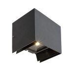 Deko-Light, Wandaufbauleuchte, Arcturus II, 6 W, 3000 K, Grau, 208 lm, Eingangsspannung: 220-240 V/AC, Aluminiumdruckguss, Energieeffizienzklasse: G, IP 54