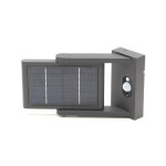 Deko-Light, Solaraufbauleuchte, Solar Premium I Motion, 1,6 W, 3200 K, Grau, 170 lm, Spannungskonstant, Eingangsspannung: 3.7 V/DC, Aluminium, IP 54