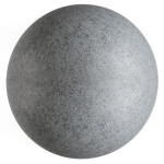 Deko-Light, Kugelleuchte, Kugelleuchte Granit 750 mm, 1x max. 23 W E27, Grau, Eingangsspannung: 220-240 V/AC, Polyresin, IP 65, IP 44