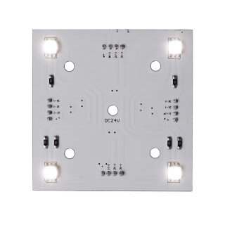 Deko-Light, Modular System, Modular Panel II 65x65 mm, 1,5 W, 6300 K, Weiß, 74 lm, Spannungskonstant, Eingangsspannung: 24 V/DC, Aluminium, Energieeffizienzklasse: G, IP 20