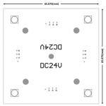 Deko-Light, Modular System, Modular Panel II 65x65 mm, 1,5 W, RGB, Weiß, 25 lm, Spannungskonstant, Eingangsspannung: 24 V/DC, Aluminium, IP 20