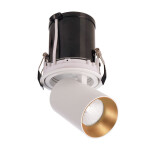 Deko-Light, Mechanisches Systemzubehör, Reflektor Ring Gold für Serie Klara / Nihal Mini / Rigel Mini / Can, Kunststoff, Gold, Höhe: 28 mm, Durchmesser: 57 mm, IP 20