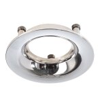 Deko-Light, Mechanisches Systemzubehör, Reflektor Ring Chrom für Serie Uni II, Aluminiumdruckguss, Silber, Glänzend, Höhe: 26 mm, Durchmesser: 82 mm, IP 20