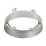 Deko-Light, Mechanisches Systemzubehör, Reflektor Ring Silber für Serie Nihal, Kunststoff, Silber, Höhe: 27 mm, Durchmesser: 82.5 mm, IP 20