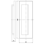 Deko-Light, Mechanisches Systemzubehör, Abdeckung Grau Schräge für Light Base III Outdoor, Aluminiumdruckguss, Grau, Tiefe: 250 mm, Breite: 90 mm, Höhe: 24 mm