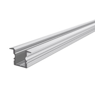 Deko-Light, Profil, T-Profil hoch ET-02-08, 8 - 9,3 mm LED Stripes, Aluminium, Silber, Eloxiert, Tiefe: 3000 mm, Breite: 23 mm, Höhe: 15 mm