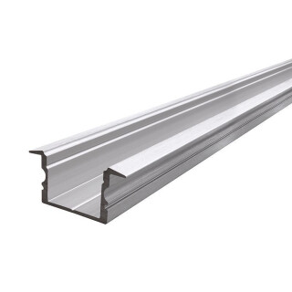 Deko-Light, Profil, T-Profil hoch ET-02-15, 15 - 16,3 mm LED Stripes, Aluminium, Silber, Eloxiert, Tiefe: 3000 mm, Breite: 30 mm, Höhe: 15 mm