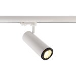 Pleione Focus I LED Stromschienenstrahler 3-Phasen 230V,COB, 14,00 W 1150 lm IP20| 25°-60° | Signalweiß RAL 9003