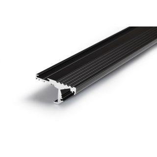 LED Aluminiumprofil STEP10 (4,15 x 2,06) - Treppenprofil - für Strips bis 10 mm | verschiedene Ausführungen