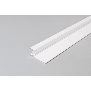 LED Aluminiumprofil WALLE12 (4,61 x 1,78) - Wandprofil - für Strips bis 12 mm| weiß lackiert | 3000 mm