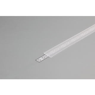 LED Profil Abdeckung B für Profile [WALLE12] | PP | satiniert 3000 mm