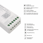MiBoxer RGB WIFI LED Controller (WiFi+2.4G) 12/24V...