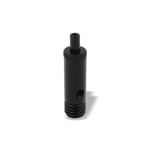 Drahtseilhalter / Gripper 10, Außengewinde M8x7mm, seitlicher Seilausgang, für Drahtseil Ø0,8-1,0mm | schwarz