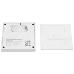 MiBoxer RGBW+CCT Wandcontroller Touch Panel 4 Zonen 2.4GHZ | 3V (2x AAA) Batterie | B4-B | Wandaufbau | Schwarz