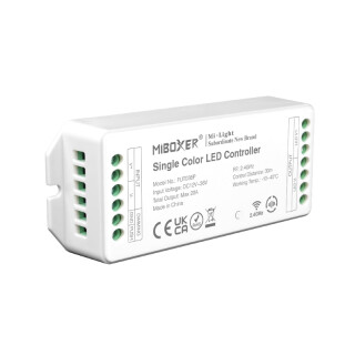 MiBoxer LED Empfänger Controller 2.4G 12/24V "20A" PUSH Dimmer kompatibel | FUT036P | Single Color