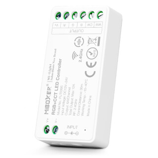 Mi-Light Empfänger Controller Steuerung Dimmer 2.4G 12/24V "12A" | Small | RGB+CCT