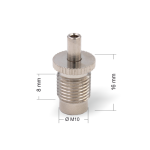Drahtseilhalter / Gripper 15, M10x1 Außengewinde, für Drahtseil Ø 1,0 - 1,5 mm | verschiedene Ausführungen