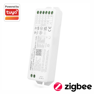 MiBoxer Zigbee 5 in 1 Empfänger Controller 12/24V "15A" | Zigbee 3.0 + 2.4GHz | ZL5 | CCT, RGB, RGBW, RGB+CCT