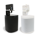 Lautsprecher Montagebügel für 3-Phasen Stromschienen + SONOS One SL WLAN-Lautsprecher