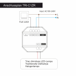 MiBoxer AC TRIAC Dimmer | Zigbee 3.0+2.4G+Push 300W | TRI-C1ZR