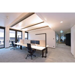 Deko-Light, Stehleuchte, Office Three Pro, Motion, 80 W, DIM, 2700/6500 K, weiß, 9000 lm, Eingangsspannung: 220-240 V/AC, Aluminium, IP 20