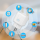 MiBoxer WLAN Smart Steckdose mit Strommessung 16A | kompatibel mit Alexa/Google Home,Tuya, SmartLife | Weiß | SWE01