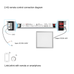 MiBoxer LED Treiber 40W 30-40V 0,9A IP20 dimmbar 1-10V 2.4G | PL1