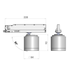 3-PH Stromschienenstrahler LED Lival Standard HE 25,3W 930 2700lm 24° | SILBER (ABVERKAUFSARTIKEL)