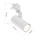 LED GU10 Madara Mini II Stromschienenstrahler mit Universal 3-Phasen Adapter | Alu-Druckguss