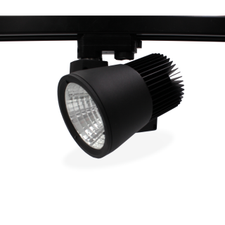 3-Ph Stromschienenstrahler - LED BEN1000 30W/940 Reflektor 24° | Schwarz| 4000K (Neutralweiss)
