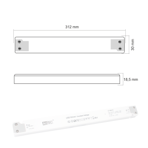 AcTEC LT-100-12 LED Treiber | 12V DC | 100W | Slim...