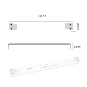 AcTEC LT-75-24 LED Treiber | 24V DC | 75W | Slim...