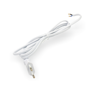 Flachkabel 2x 0,75 mm² mit Eurostecker und offenem...