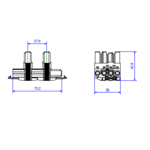Adels-Contact AC 166 GVT 4/4 WS – 4-poliger...