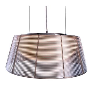 Deko-Light, Pendelleuchte, Filo Sat 390 mm, 1x max. 60 W E27, Silber, Eingangsspannung: 220-240 V/AC, Metall, IP 20